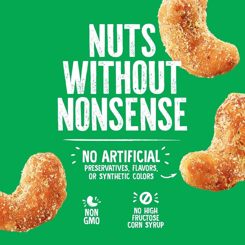 Emerald Nuts Hot Honey Cashews 5oz Resealable Bag Non GMO gallery