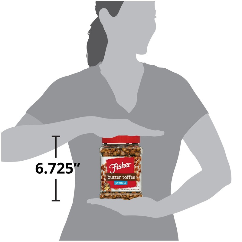 Butter Toffee Peanuts - 42oz Pack of 6 | No Artificial Colors or Flavors | Eco-F gallery