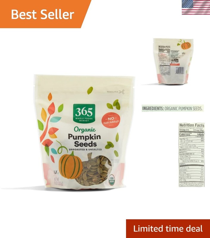 Organic Pumpkin Seeds, 8 Ounce