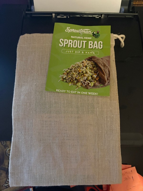 Sproutman Bag Natural Hemp Grow Bag