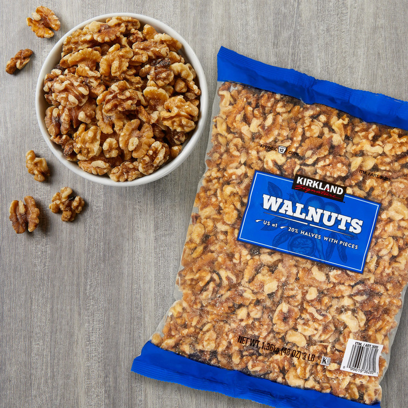 Kirkland Signature Walnut Halves, 3 lbs gallery