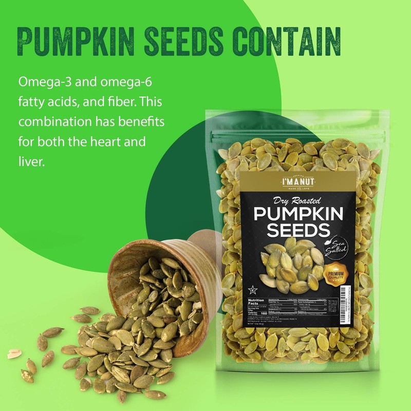 Oven Toasted Pumpkin Seeds with Sea Salt Papitas 16 oz 1 lb Batch Tested Glut... gallery