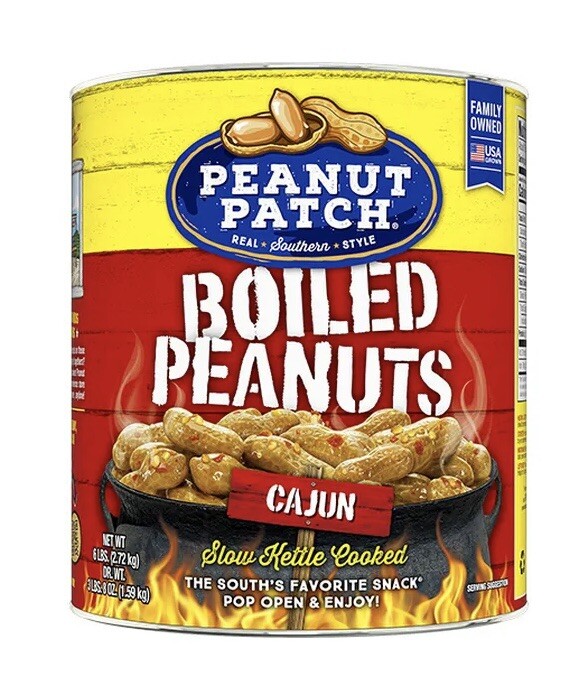 Green Cajun Boiled Peanuts – 6lb Can FREE SHIPPING!!!
