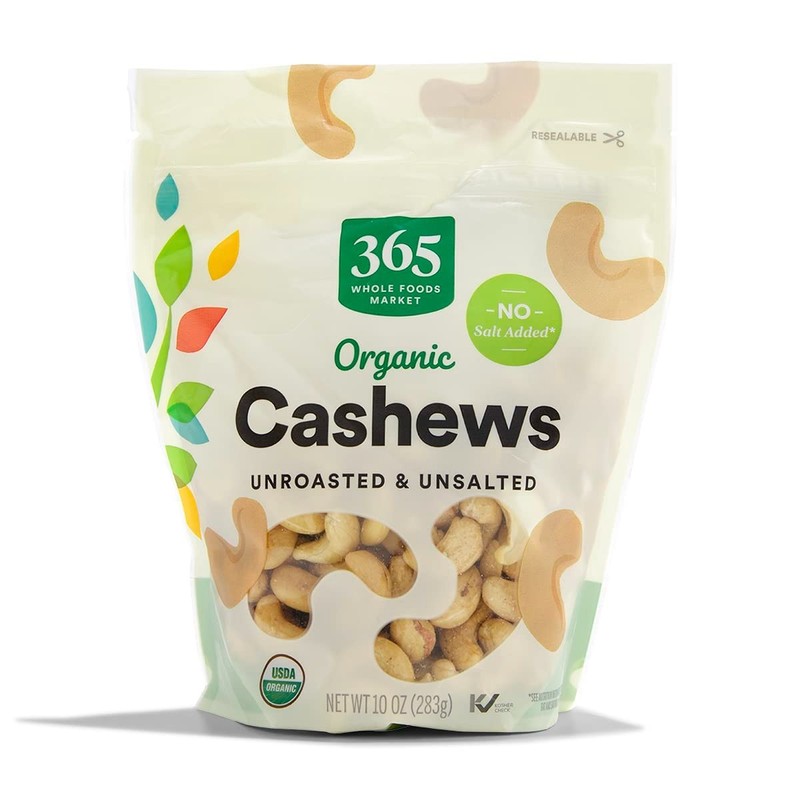 Resealable 10 Ounce Bag of Organic Cashews - Healthy, Nutritious, and Delicious gallery