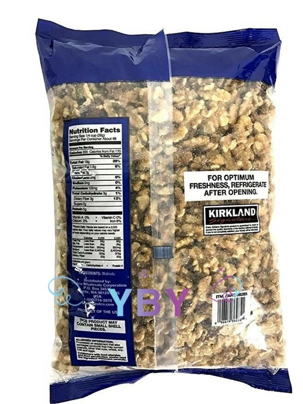 2 Packs Kirkland Signature Walnuts 3 lb Each Pack, Total 6 lbs gallery