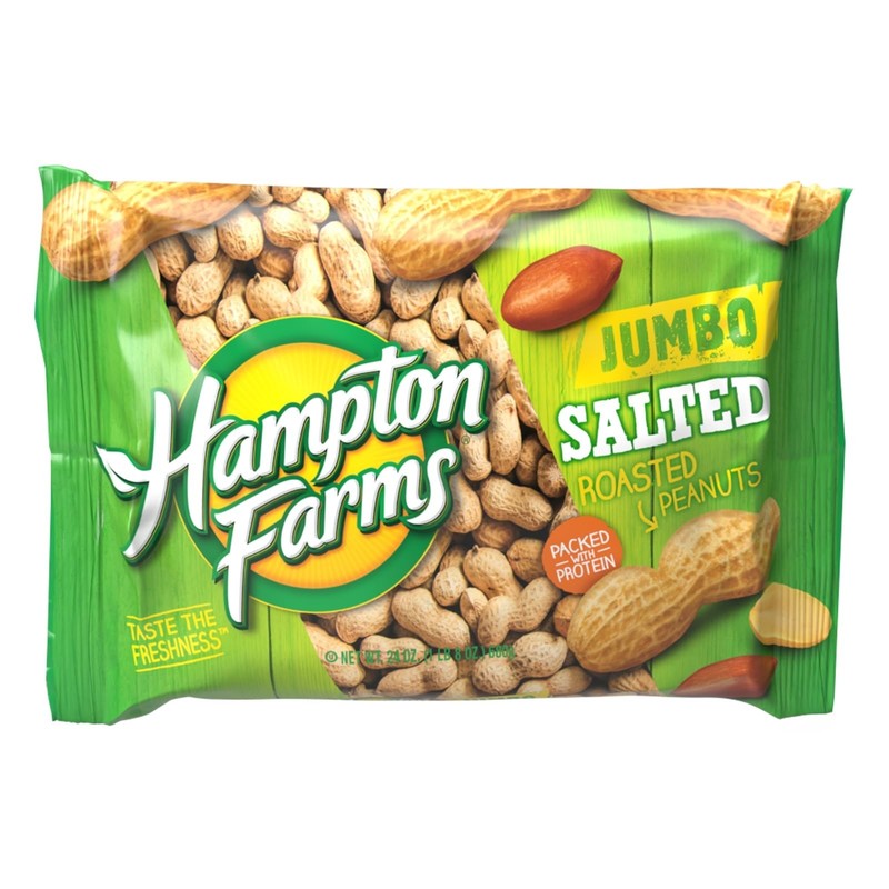 All-Natural Jumbo Roasted In-Shell Salted Peanuts - 24 oz USA Grown Snack gallery