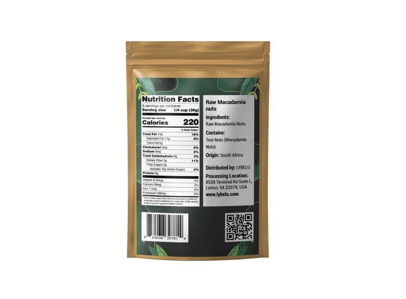Raw Macadamia Nuts – 4oz gallery