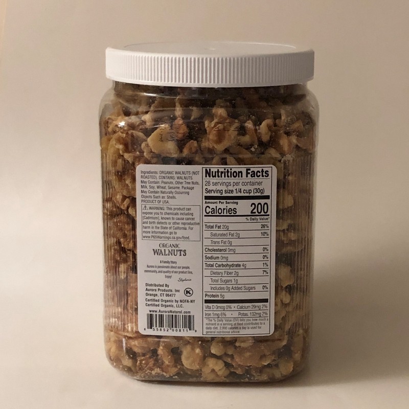 Aurora Products Organic Walnuts, 30 Oz gallery