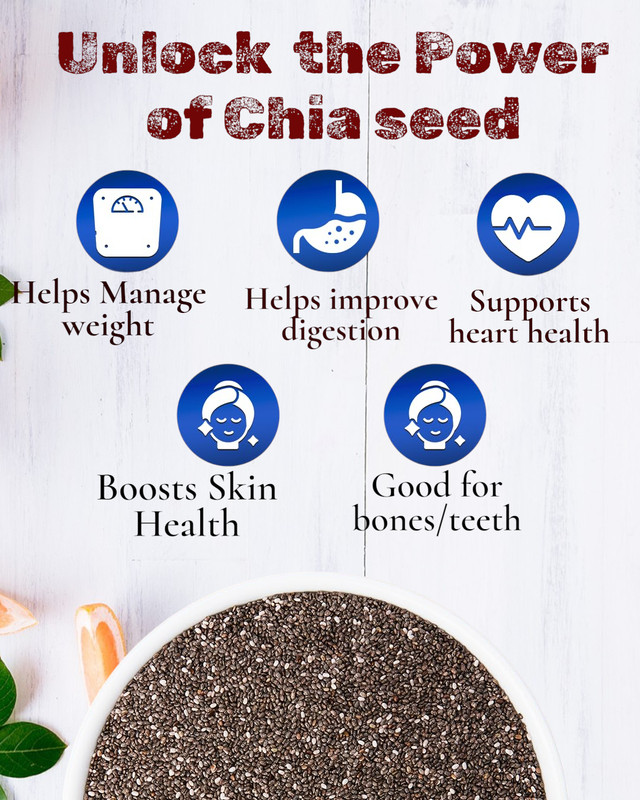 Biobean Premium Chia Seeds 200g | Raw & Natural Superfood | High Fiber & Protein gallery