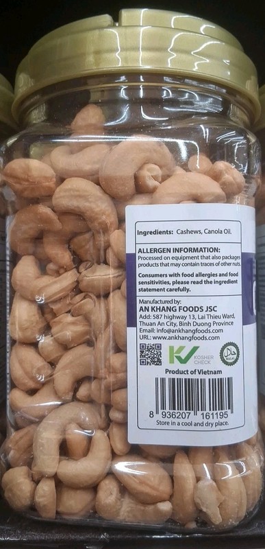 Akfoods Salted Roasted Cas 450g gallery