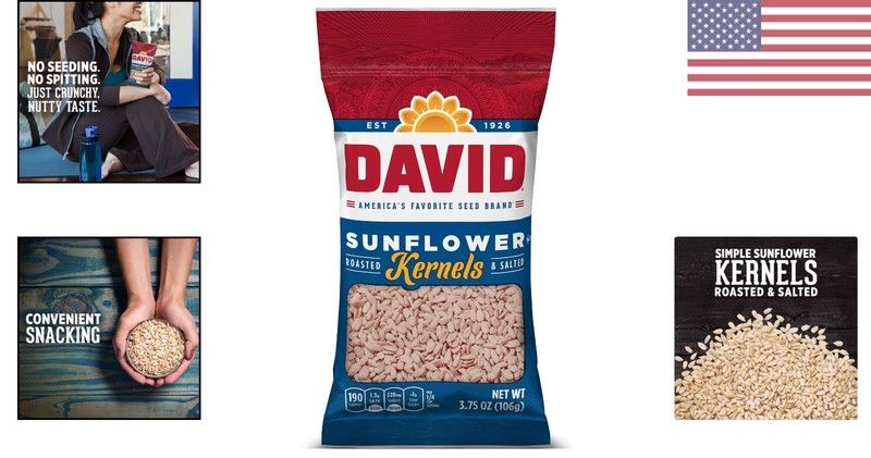 Crunchy Roasted Sunflower Kernels - 12 Packs of 3.75 oz, Tasty Snack Bundle gallery