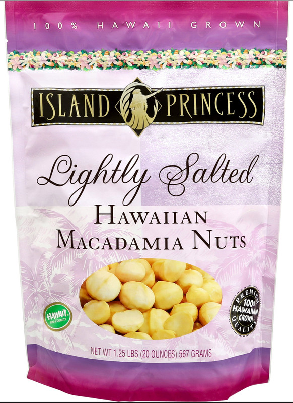 🌺 Island Princess Lightly Salted Hawaiian Macadamia Nuts – 1.25 LBS.