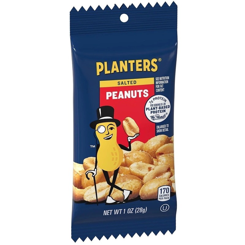 Planters Salted Peanuts (48 1-ounce packs) gallery