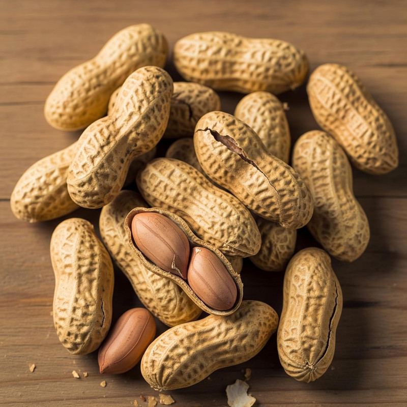 Peanuts in Shell Roasted and Salted, 2 Pound Bag, the Hampton Popcorn & Candy Co gallery