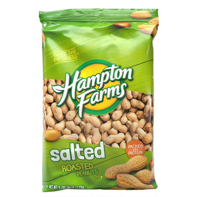Salted In-Shell Peanuts, 5 Lbs.