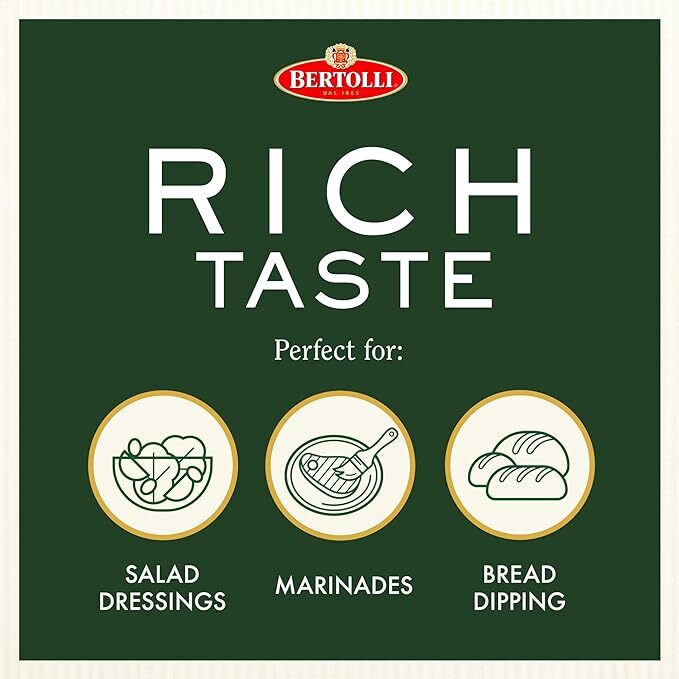 BERTOLLI Organic Extra Virgin OLIVE OIL 25.36 fl oz bottle (case pack of 6) gallery