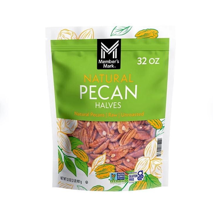 Member's Mark Natural Pecan Halves (32oz.) Great Price FRESH gallery