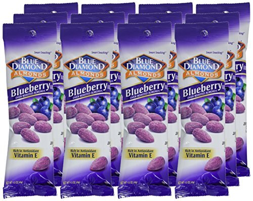 Blue Diamond Almonds, Blueberry Flavored Snack Nuts, Single Serve Bags (1.5 O... gallery