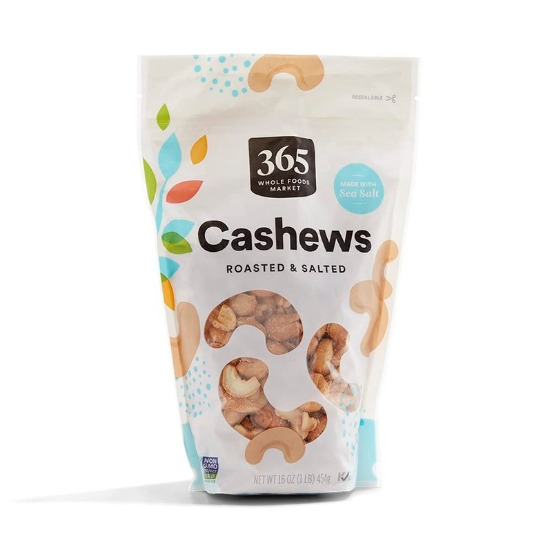 Sustainably Sourced 16-Ounce Roasted Cashews - Perfect for Snacking & Recipes gallery