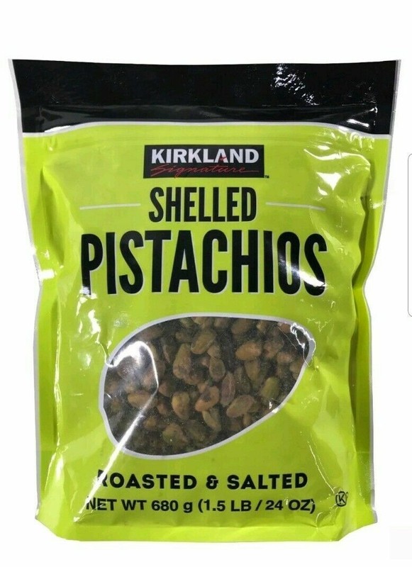 Kirkland Signature Shelled Pistachios Roasted Salted 24 oz Jumbo Bag gallery