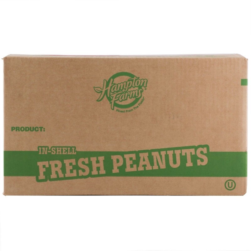 Hampton Farms Bulk Supply 25 lb. Gluten Free Roasted Salted In-Shell Peanuts gallery