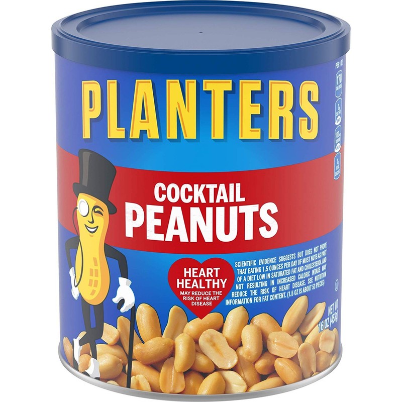 Planters Salted Cocktail Peanuts, 16 Ounce