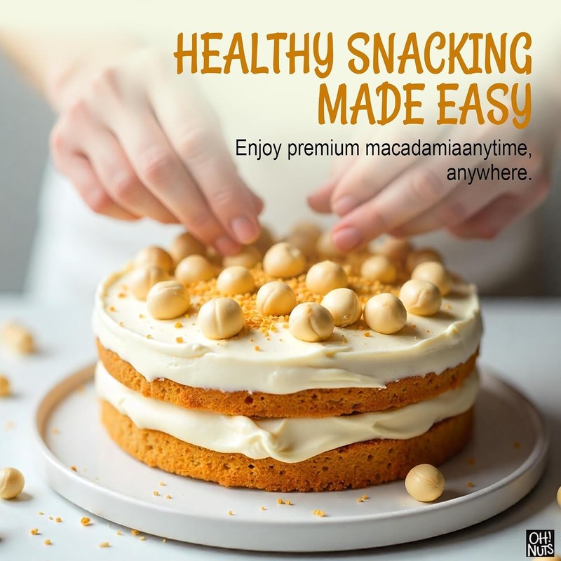 Keto Paleo Snack: Dry Roasted Macadamia Nuts gallery