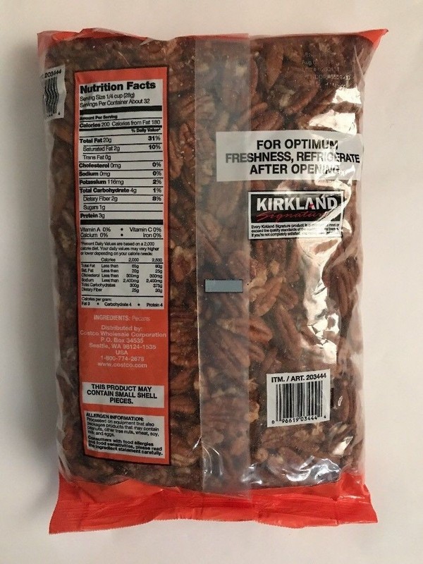 Kirkland Signature Pecan Halves 2 Pounds = 32 OZ Free Shipping!! gallery