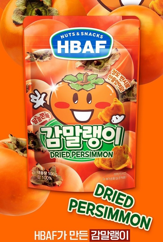 HBAF DRIED PERSIMMON [New Taste!] [100g] KOREAN SNACK Dried persimmon GOJGAM