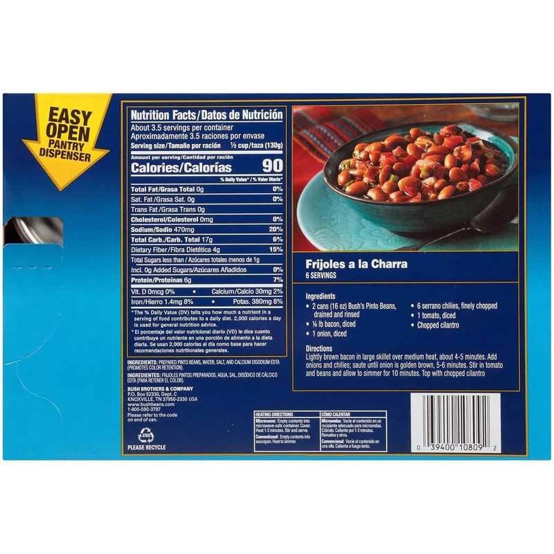 Bush's Pinto Beans, 16 Ounce (Pack of 6) gallery