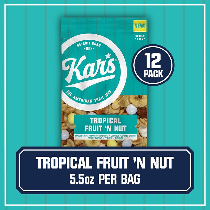 Kar’S Nuts Tropical Fruit ‘N Nut Trail Mix, 28 Oz Resealable Pouch (Pack of 1), gallery