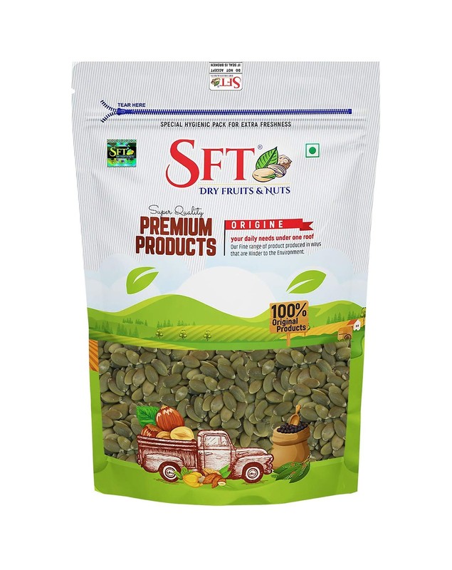 SFT Pumpkin Seeds 500g Raw Unroasted Protein Fibre Rich Healthy Snack