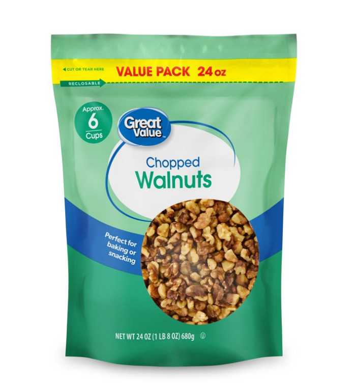 Great Value Chopped Walnuts, 24 oz