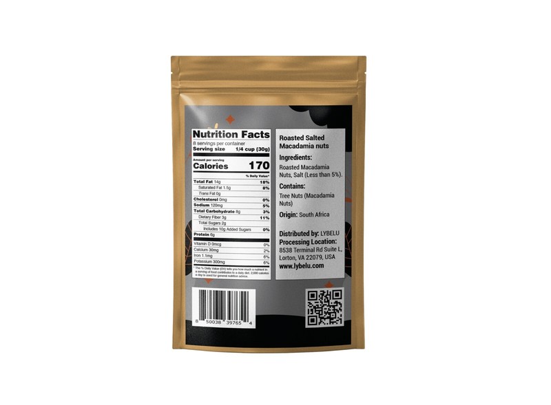 Roasted Salted Macadamia Nuts – 4oz gallery