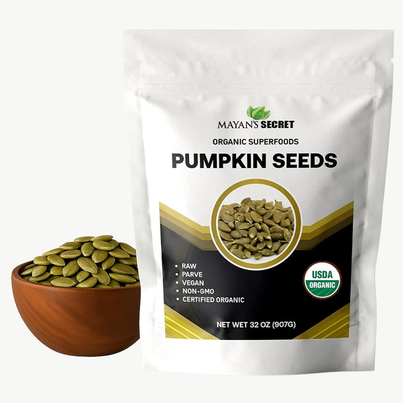 – Raw Pumpkin Seeds Organic, 2 Lbs – | Fresh | Unsalted