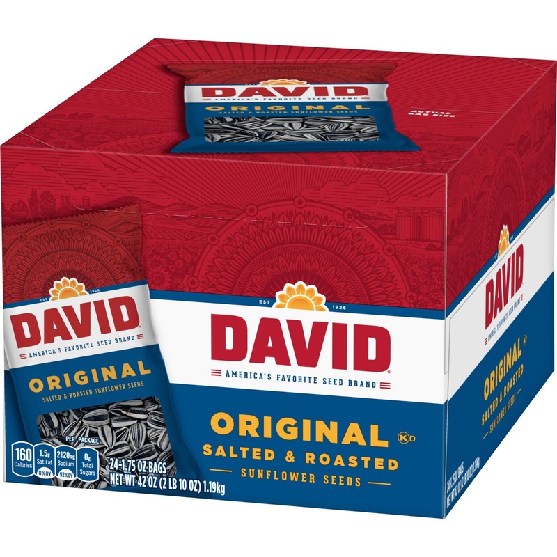 Sunflower Seeds, Original Flavor, Father's Day Baseball Snack for Dad, 1.75 o... gallery