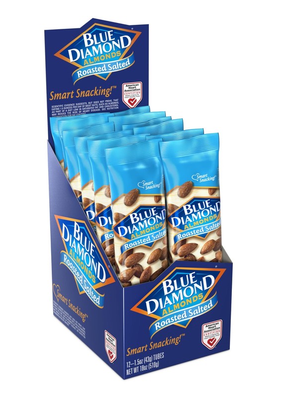 Blue Diamond Almonds, Roasted Salted Flavored Snack Nuts, Single Serve Bags (…