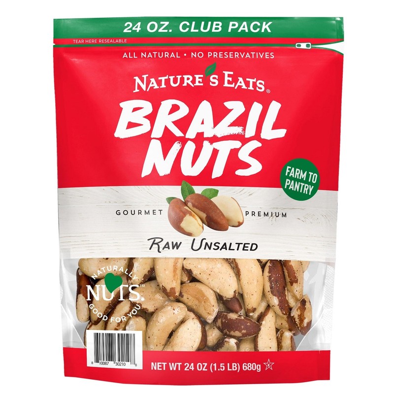 Nature's Eats Raw Unsalted Brazil Nuts (24 Ounce) gallery