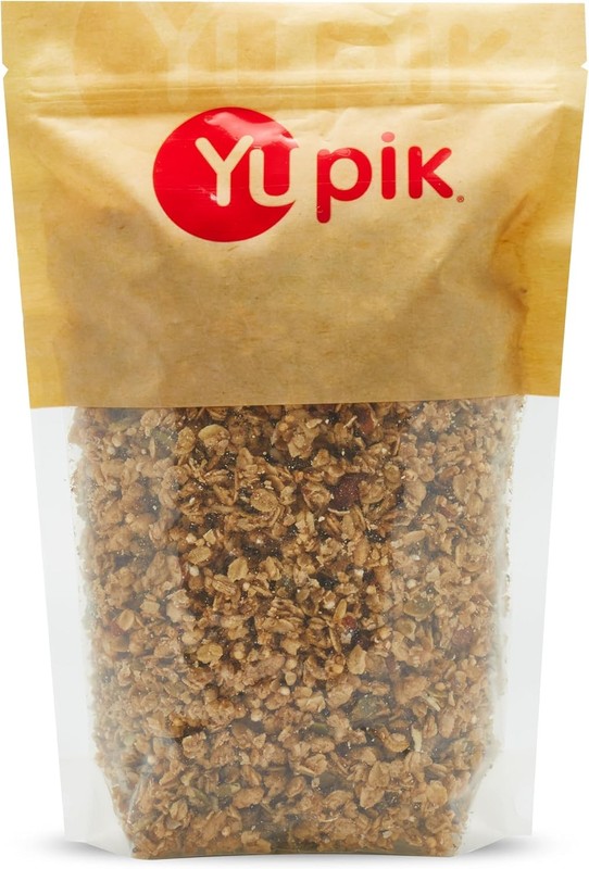 Yupik Pure Maple Crunch Granola, 1 kg, Kosher, Oats, Almonds & Seeds, Sweet & Cr