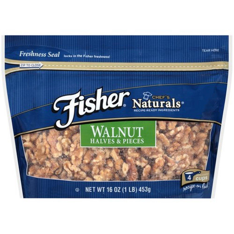 Chef'S Naturals Walnut Halves & Pieces (Pack of 2) 1 Pound Bags gallery