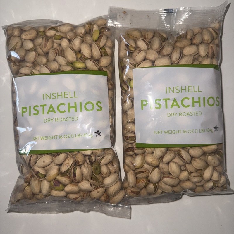 Inshell Pistachios Dry Roasted Net Weight 16oz.