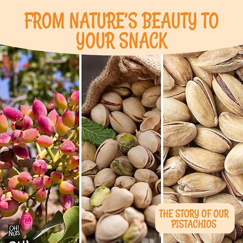 1 lb Roasted Turkish Antep Pistachios - Zip-Seal Bag gallery