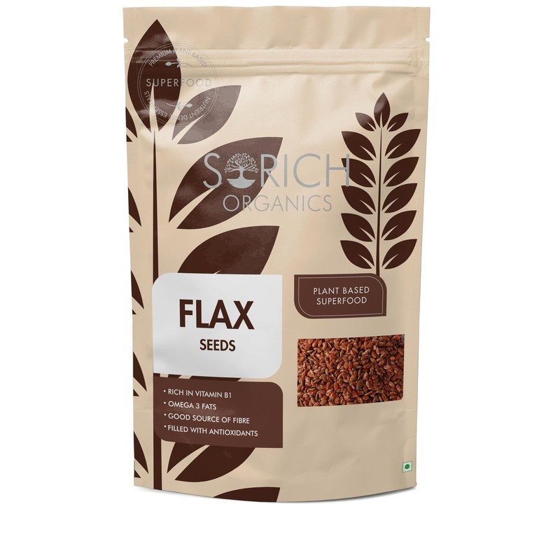 Sorich Organics Flax Seeds 900g | Alsi Seeds, Hair Growth, Raw & Nutrient-Rich