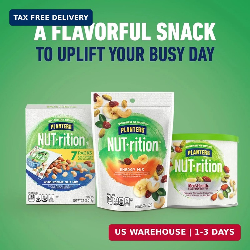 PLANTERS NUT-rition Wholesome Nut Mix, 7.5 oz Box (Contains 7 Individual Pouches gallery