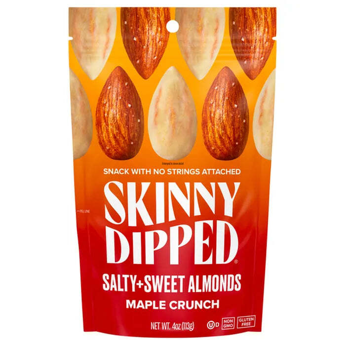 Skinny Dipped Salty Sweet Maple Crunch Almonds Mix 4 oz