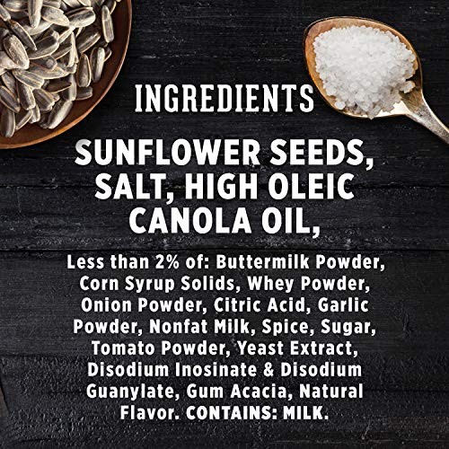 DAVID Roasted and Salted Ranch Jumbo Sunflower Seeds, Keto Friendly, 5.25 oz, 12 gallery