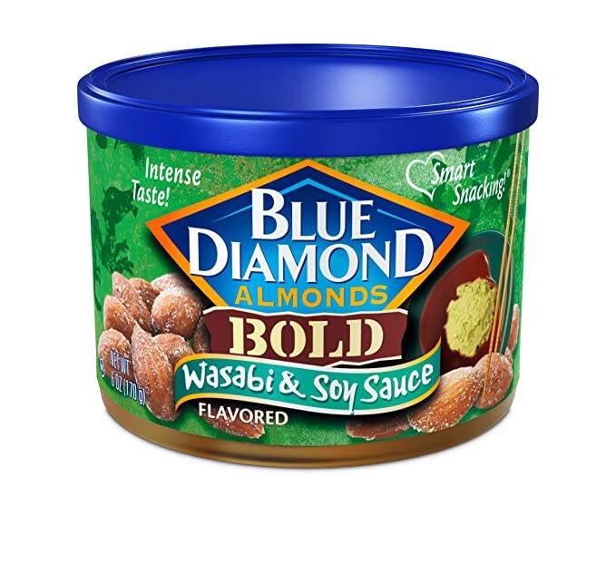 Blue Diamond Almonds Wasabi & Soy Sauce – 6oz