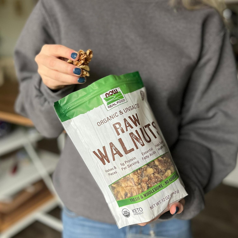 , Walnuts, Raw and Unsalted, Halves and Pieces, Natural Source of Protein and Es gallery