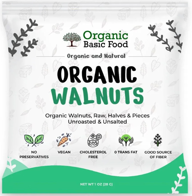 Organic Nuts, Raw, Whole & Unsalted MIX 1 OZ 5 BAGS gallery