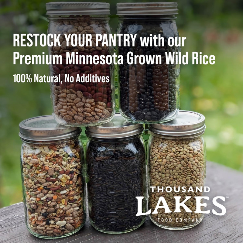 Minnesota Grown Wild Rice - Bulk - 5 Pounds | 100% All Natural gallery